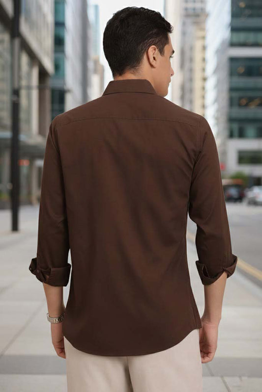 Mens Shirt - Brown