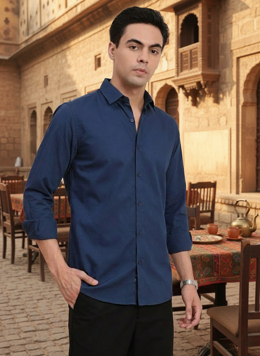 Mens Shirt - Navy