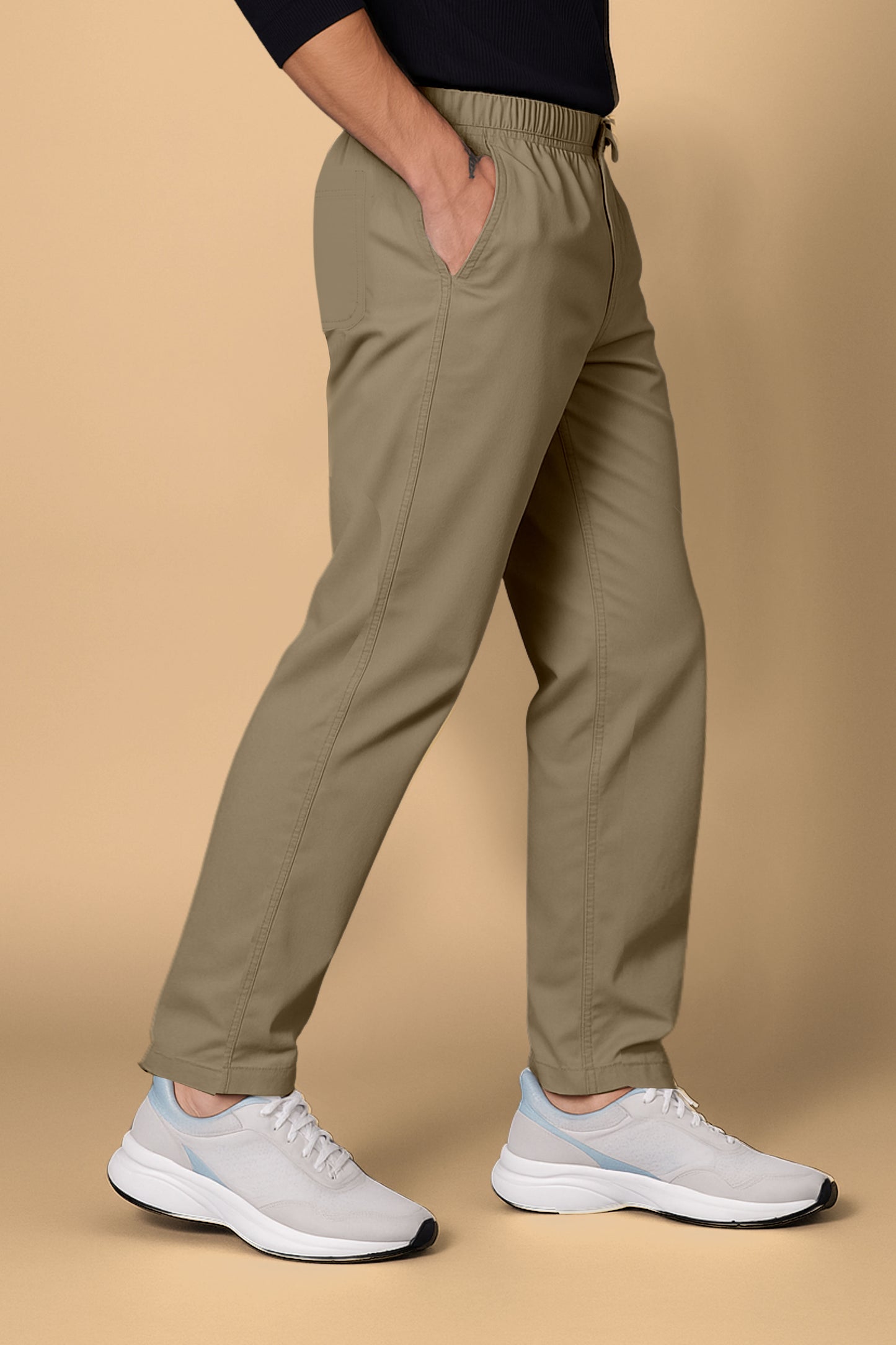 PLAIN PANT-BEIGE