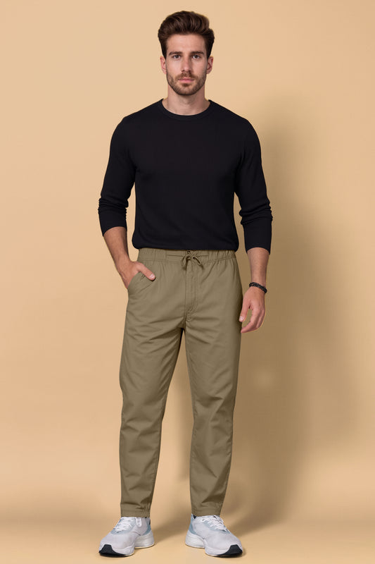 PLAIN PANT-BEIGE