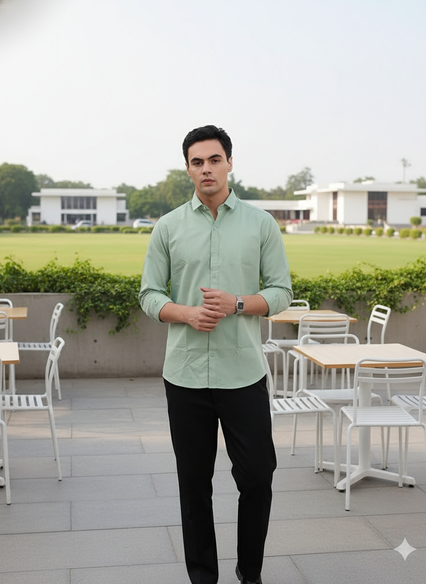 Mens Shirt - Green