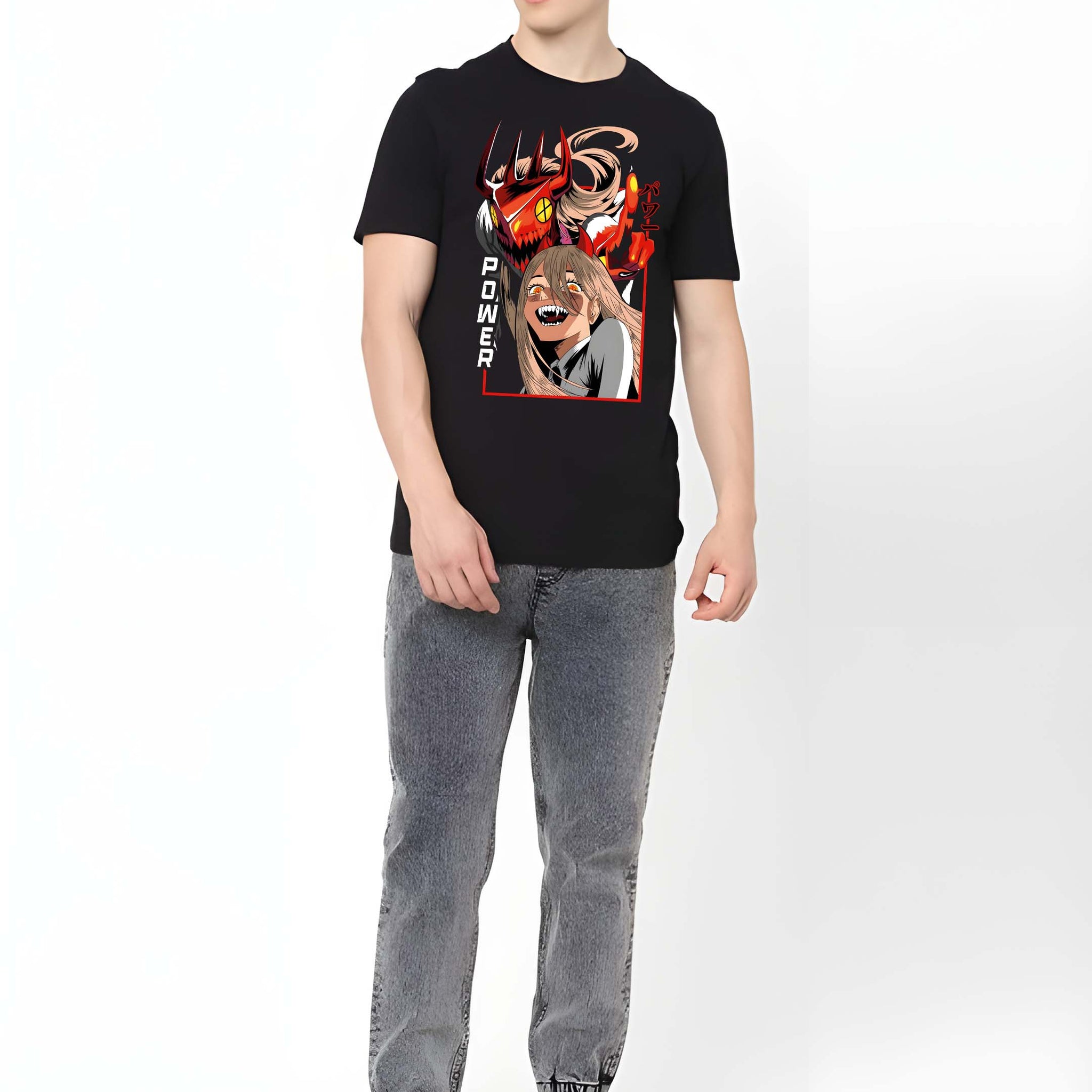 Black Cotton Graphic Printed T-Shirt by Kaido - Everyday Essentials for Casual Comfort