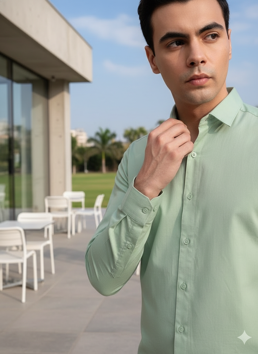Mens Shirt - Green