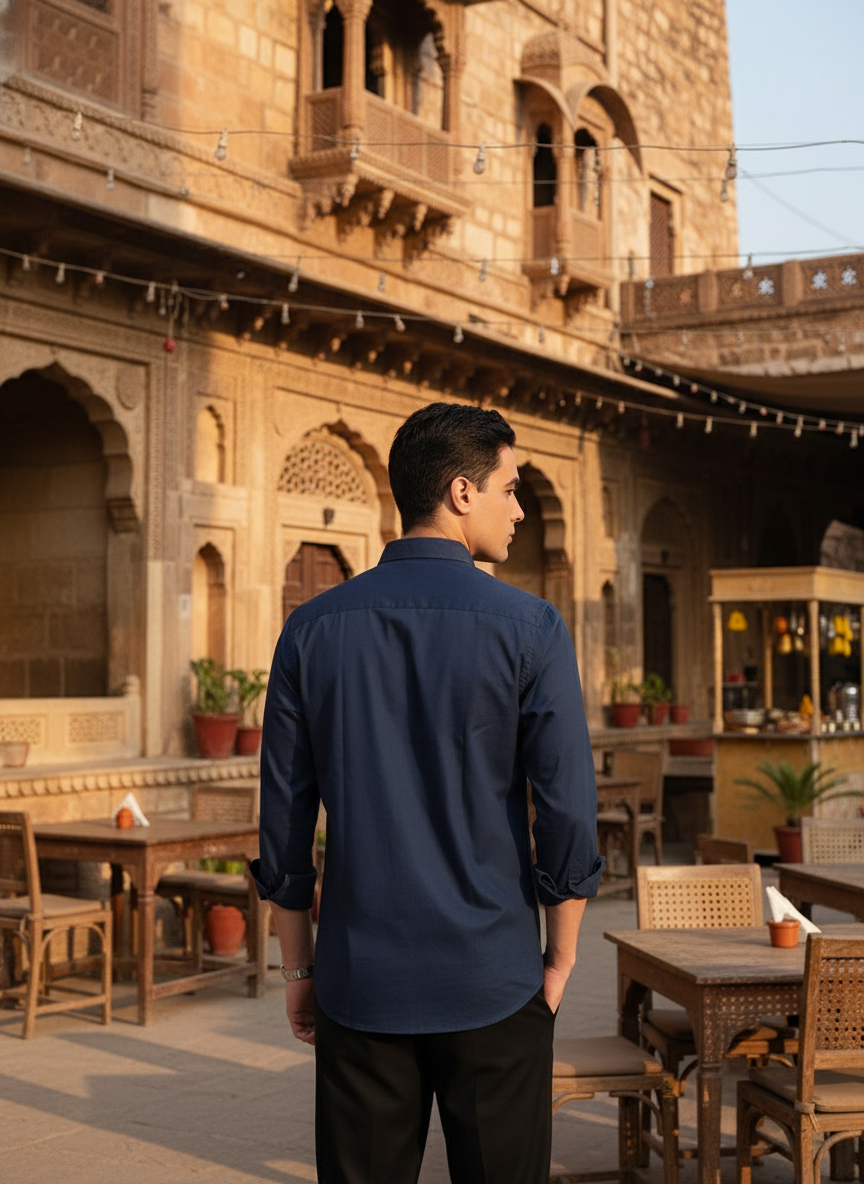Mens Shirt - Navy