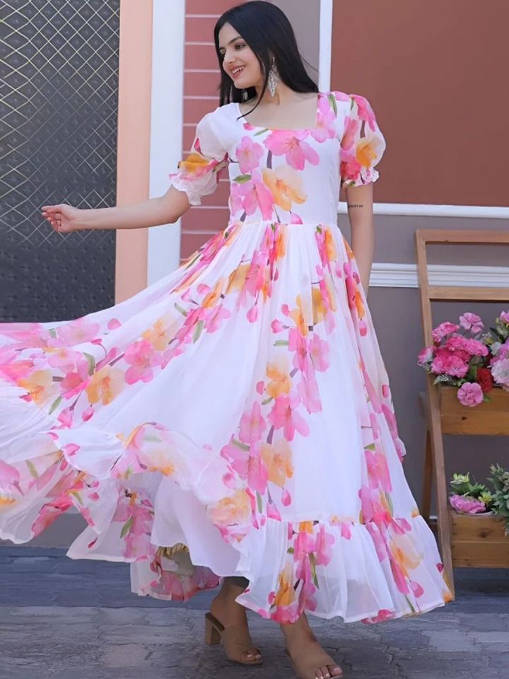 Women Dress - White