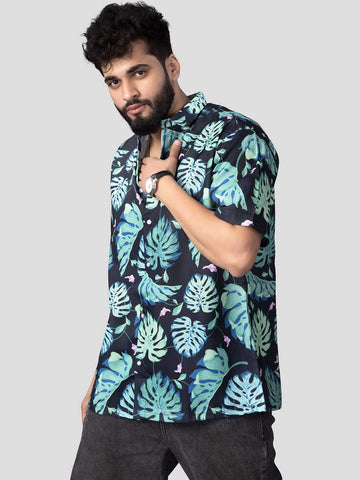 BOWLIFESTYLE Men Printed Casual Multicolor Shirt.