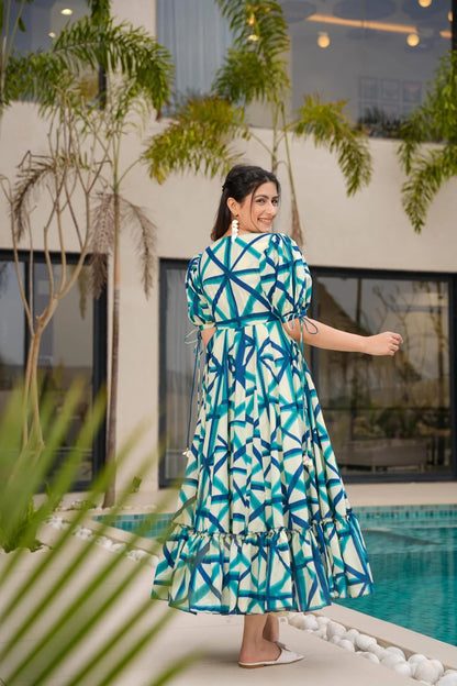 Women Dress - Blue
