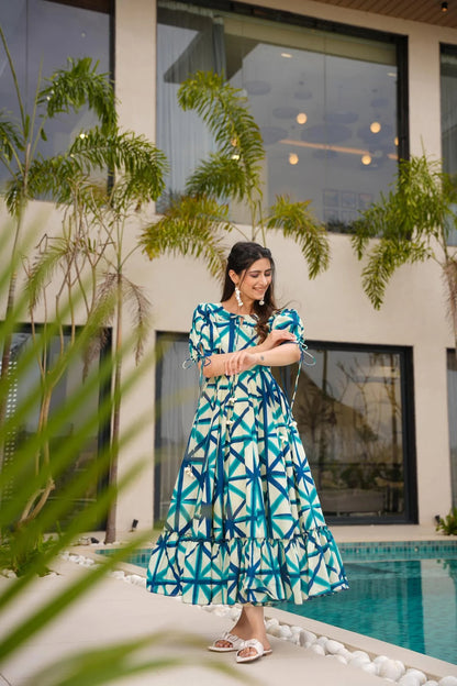 Women Dress - Blue