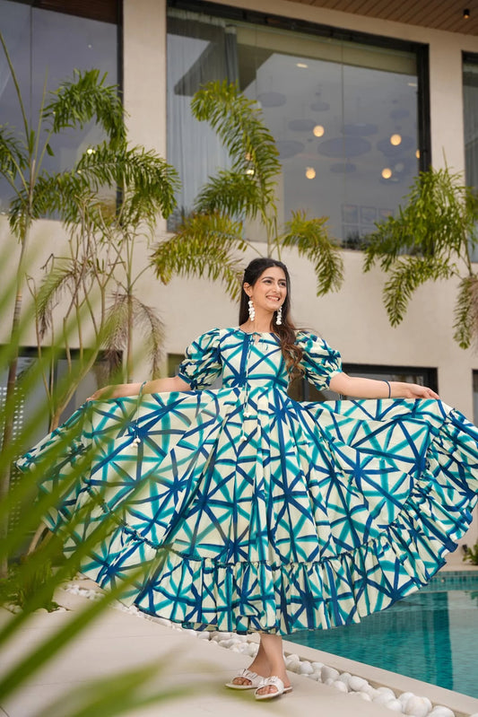 Women Dress - Blue