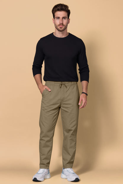 PLAIN PANT-BEIGE