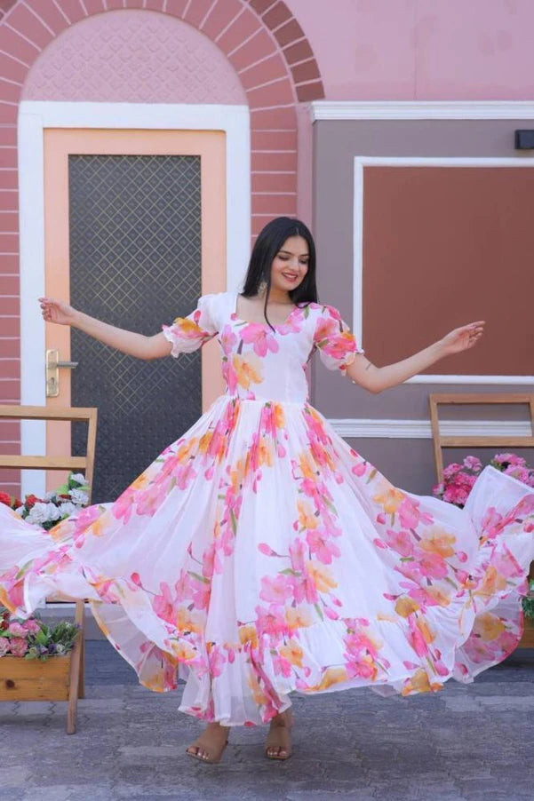 Women Dress - White